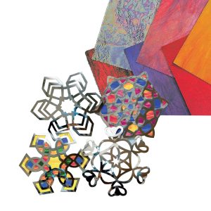 Snowflake Stained Glass SET