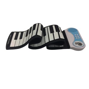 Flexible Roll-Up Piano Black & White
