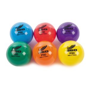 6 Balles en vinyle couleur 3 po - Softex