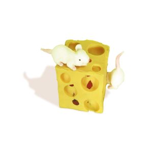 Fromage et souris élastiques