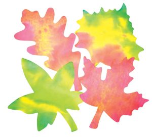 Colour Diffusing Paper - Leaves
