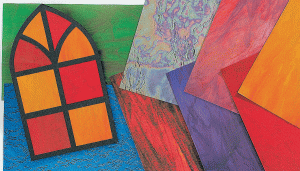 Stained Glass Craft Paper (24 sheets)