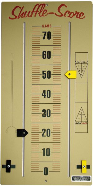 Tableau marqueur de Shuffleboard