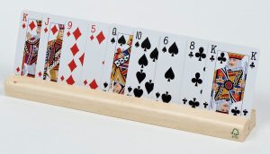 Porte-cartes simple en bois