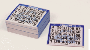 Single Face Bingo Paper (500 Sheets)