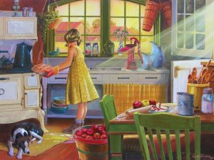 Easy Handling Puzzle (500 pcs) - Apple pie "Reminiscence Collection"