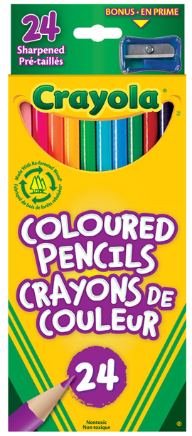 Crayons de couleur Crayola (24)