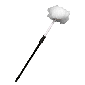 Telescopic scrub brush for tub