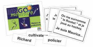 Bingo-Mémoire «Métiers et Professions»