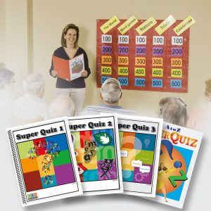 Super Quiz Set (Mat & 4 books)