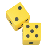 Dés 3 po en mousse (2)