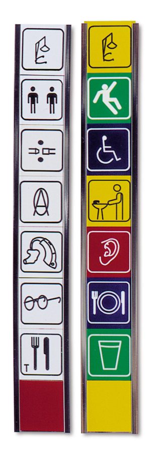 Coulisseau 6 pictogrammes