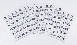 Cartes de bingo géantes plastifiées Série 2 (25)