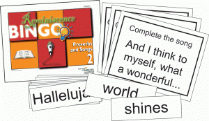 Proverbs & Songs Reminiscence Bingo