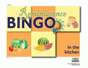 ''In the Kitchen'' Reminiscence Bingo