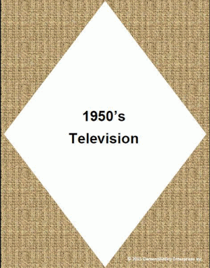 1950's Television