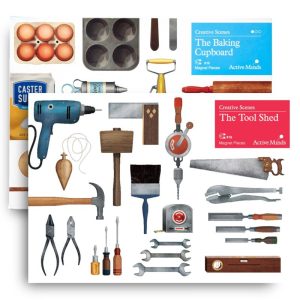 Scènes créatives magnétiques –  Ensemble « Atelier et Cuisine »