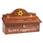 La Boîte à suggestions - Bois teint antique