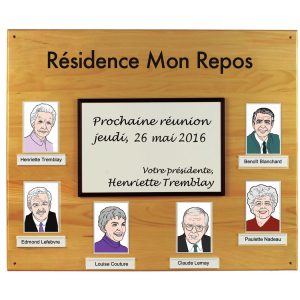 Tableau Comité des Résidents