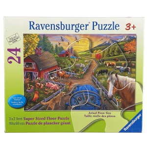 24 pce Adapted Puzzle - The Farm