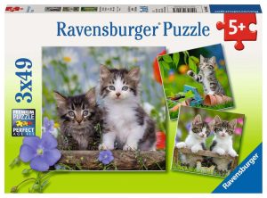 Tiger Kittens Puzzles (3 x 49 pcs)