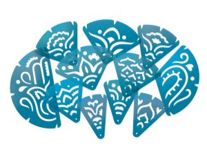 Pochoirs mandalas fractionnés - 11pcs