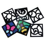 Simple Stained Glass Frames (24)
