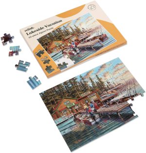 Relish Giant Adapted Puzzle - Lakeside Vacation