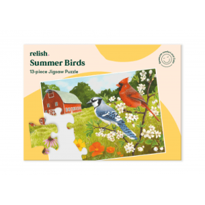 13-Pce Adapted Puzzle - Summer Birds