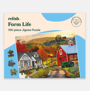 100 pce Adapted Puzzle – Farm Life/Relish