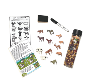 Bouteilles cherche et trouve - La ferme