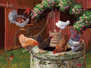 Easy Handling Puzzle (275 pcs) - The Chickens are Well