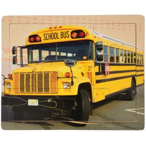 Wooden Puzzle – School Bus