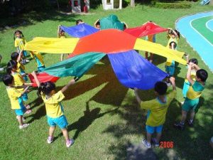 jeu du parachute 8 personnes