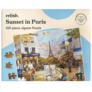 Adapted Puzzle (100 mcx) - Sunset in Paris