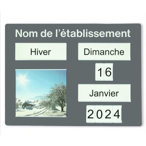 Tableau d'orientation Acrylique Designer - Nimbus