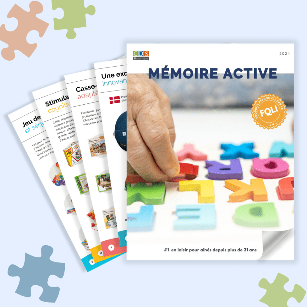 Catalogue de produits pour la mémoire active