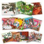 Set of 14 Complementary Illustrations for R.O.B