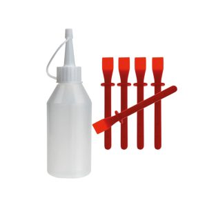 Paint bottle and brushes for Flying Colours