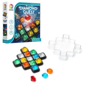 Boite du jeu Diamond Quest avec plateau de jeu et accessoires