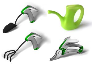 outils ergonomiques fond blanc